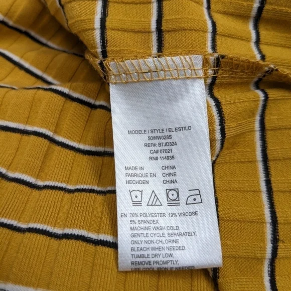 Retro D ribbed spaghetti straps dress size M - Picture 8 of 9